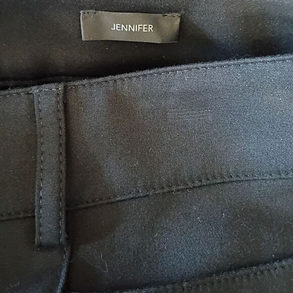 St. John Jennifer Split Ankle Pants Black Size 8 Caviar Collection Classic - Picture 4 of 4